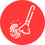 Dusting for prints